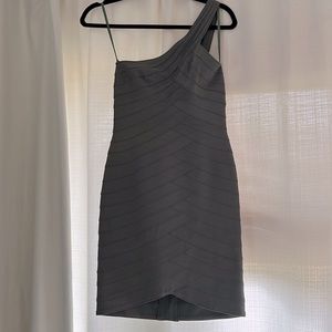 BCBG Bodycon One Shoulder Dress